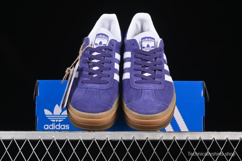 Adidas Originals Gazelle Bold IE0419 Low-Top Sneakers with Thick Sole for Casual Wear, Slip-Resistant and Durable