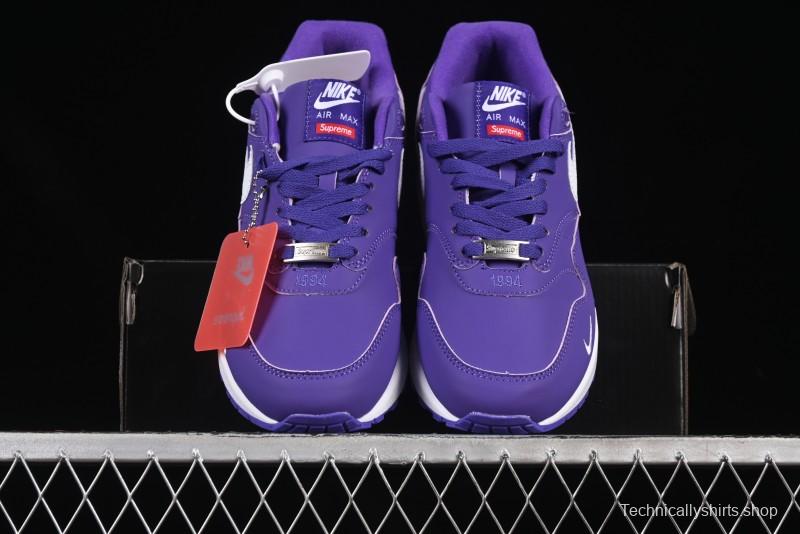 Nike Air Max 1 Retro Running Shoes with Half-Sole Air Cushion - HF8813-500