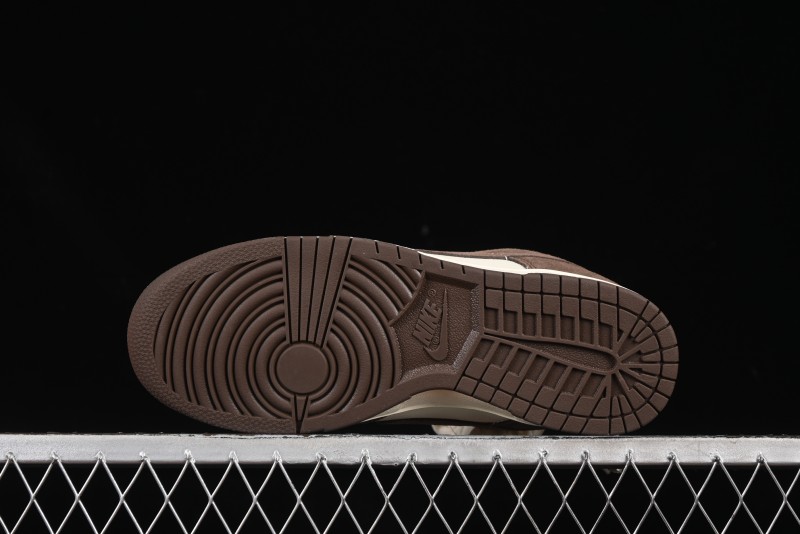 Nike SB Dunk Low White Mocha Low-Top Casual Skate Shoes - FQ8249-104