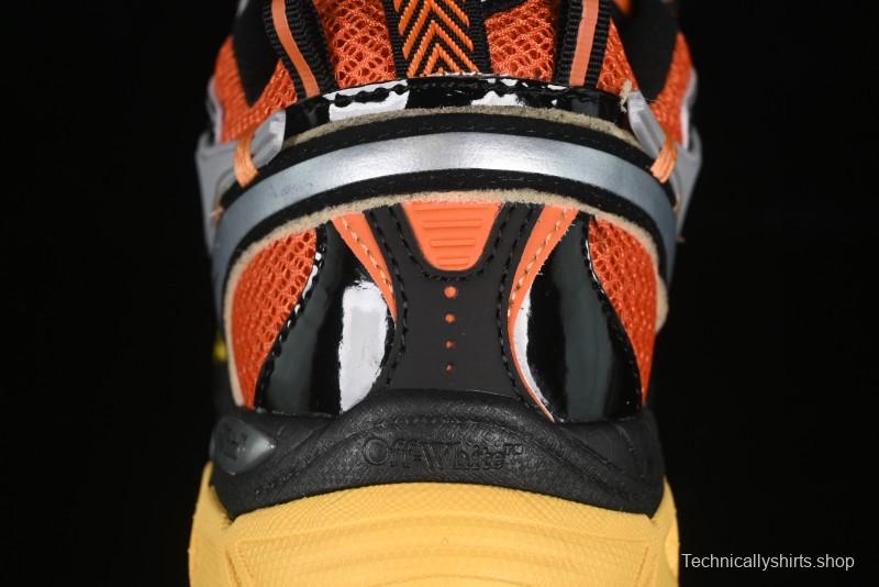 Off-White Be Right Low-Top Lifestyle Sneakers in Grey Orange - X.E5