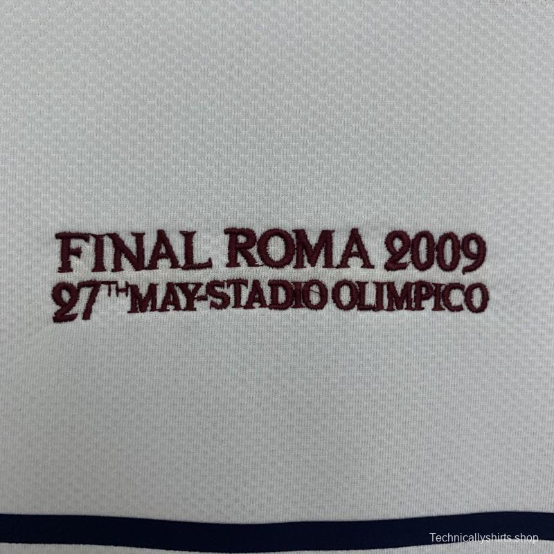 08/09 Retro Manchester United Champions League Away Edition Jersey