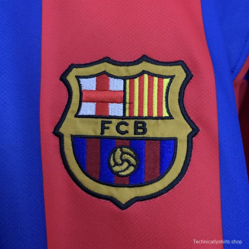 04/05 Retro Barcelona Home Jersey