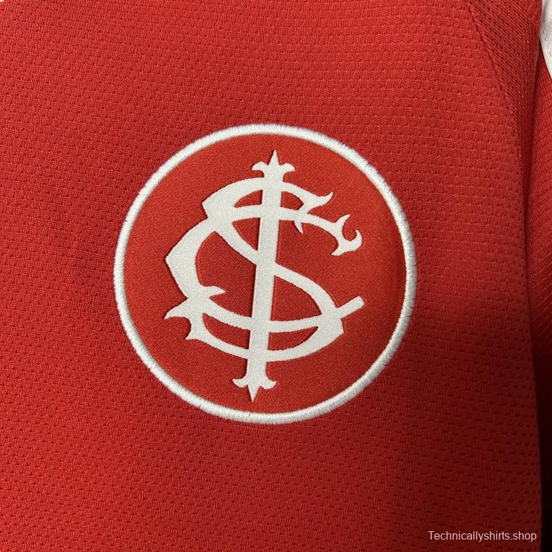 25/26 Long Sleeve Brazil SC Internacional Home Jersey