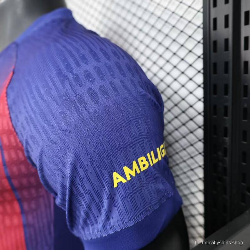 Player Version 25/26 Barcelona Home Jersey