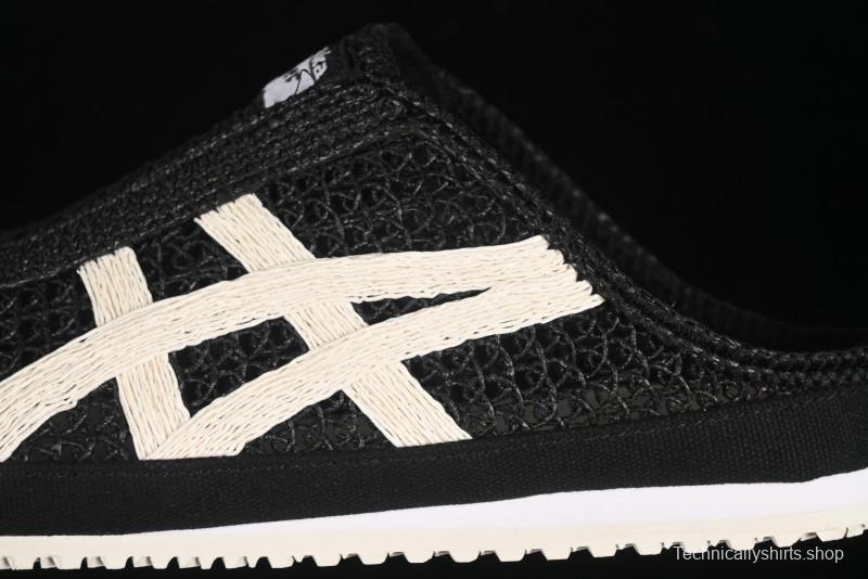 Onitsuka Tiger Mexico 66 Sabot Slip-On Shoes with Breathable Mesh Upper - 1183C123-001