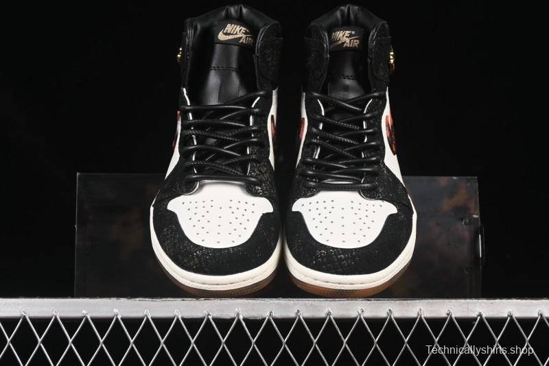Nike Air Jordan 1 High Retro OG "CNY" Basketball Shoes with Traditional Chinese Auspicious Elements - IB3165-091