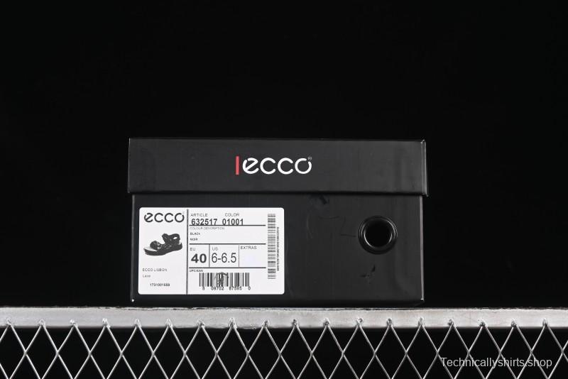 ECCO Off Trail Series Sport Leisure Sandals with Adjustable Hook-and-Loop Strap - 63251701001