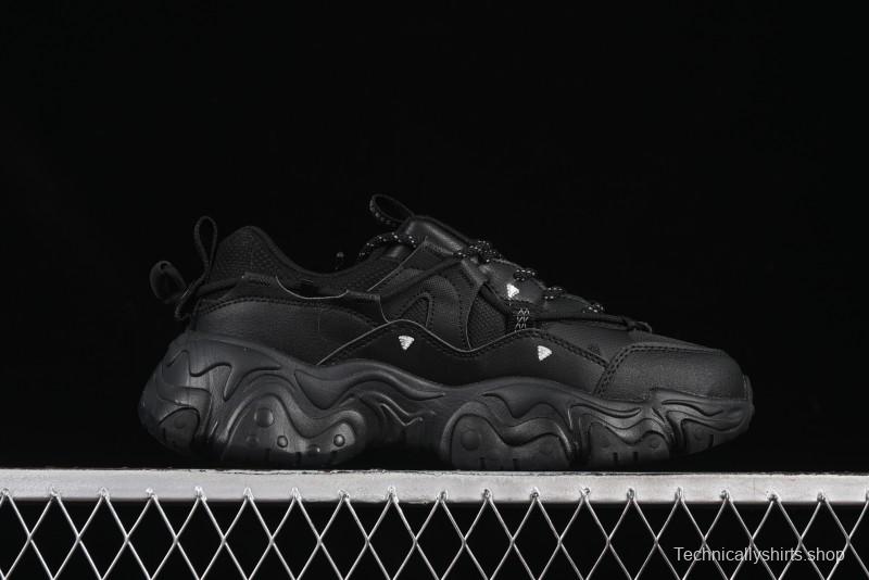 Fila Heritage Fluid Cat Paw 5.0 Retro Dad Shoes with Lace-Up Design - F12M412105FBK