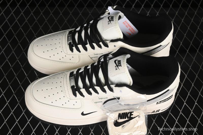 Nike Air Force 1 '07 Low Supreme Collaboration Shadow Swoosh Casual Sneakers - XX3168-149