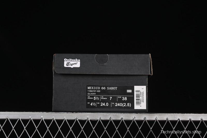 Onitsuka Tiger Mexico 66 Sabot Slip-On Shoes with Breathable Mesh Upper - 1183A707-020