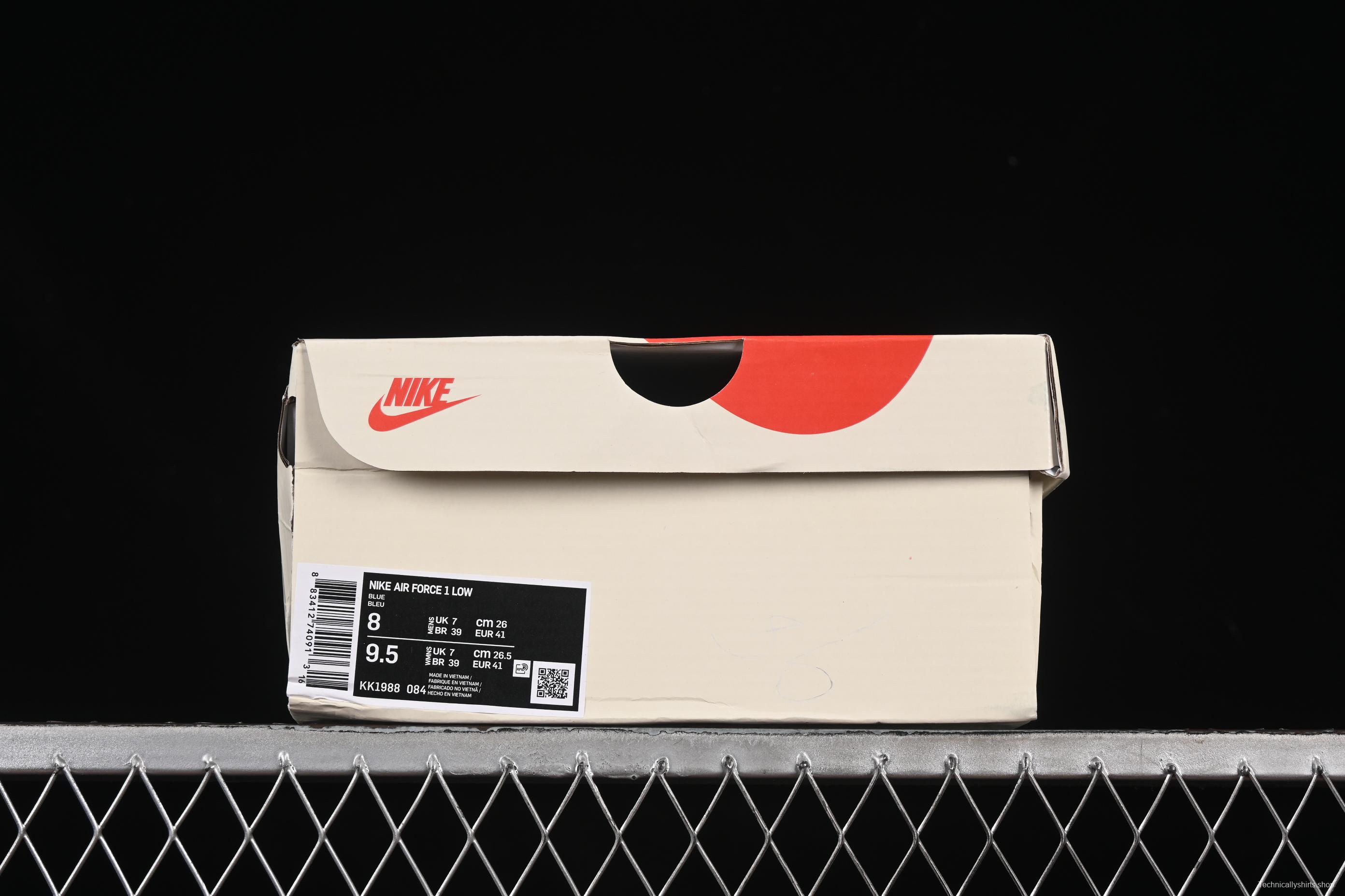 Nike Air Force 1'07 Low LV Collaboration Just Do It Casual Sneakers - KK1988-084