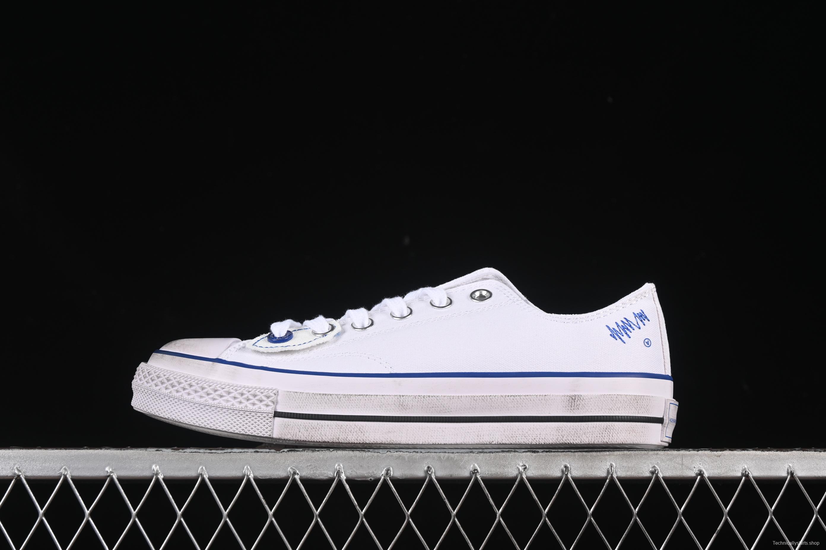 Ader Error x Converse Low-Top Casual Canvas Sneakers with Special Pattern Print - A14289C