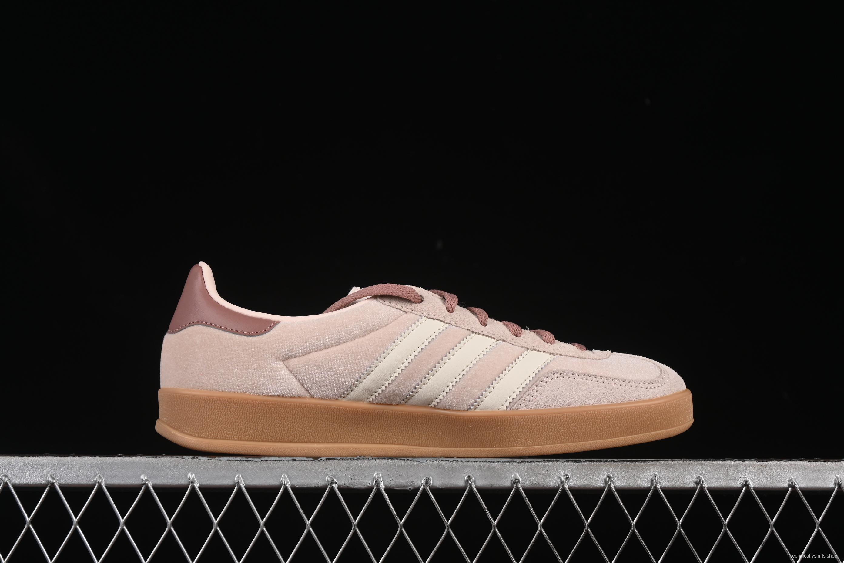 Adidas Originals Gazelle Indoor Retro Casual Slip-Resistant Wear-Resistant Low-Top Sneakers - JR0232