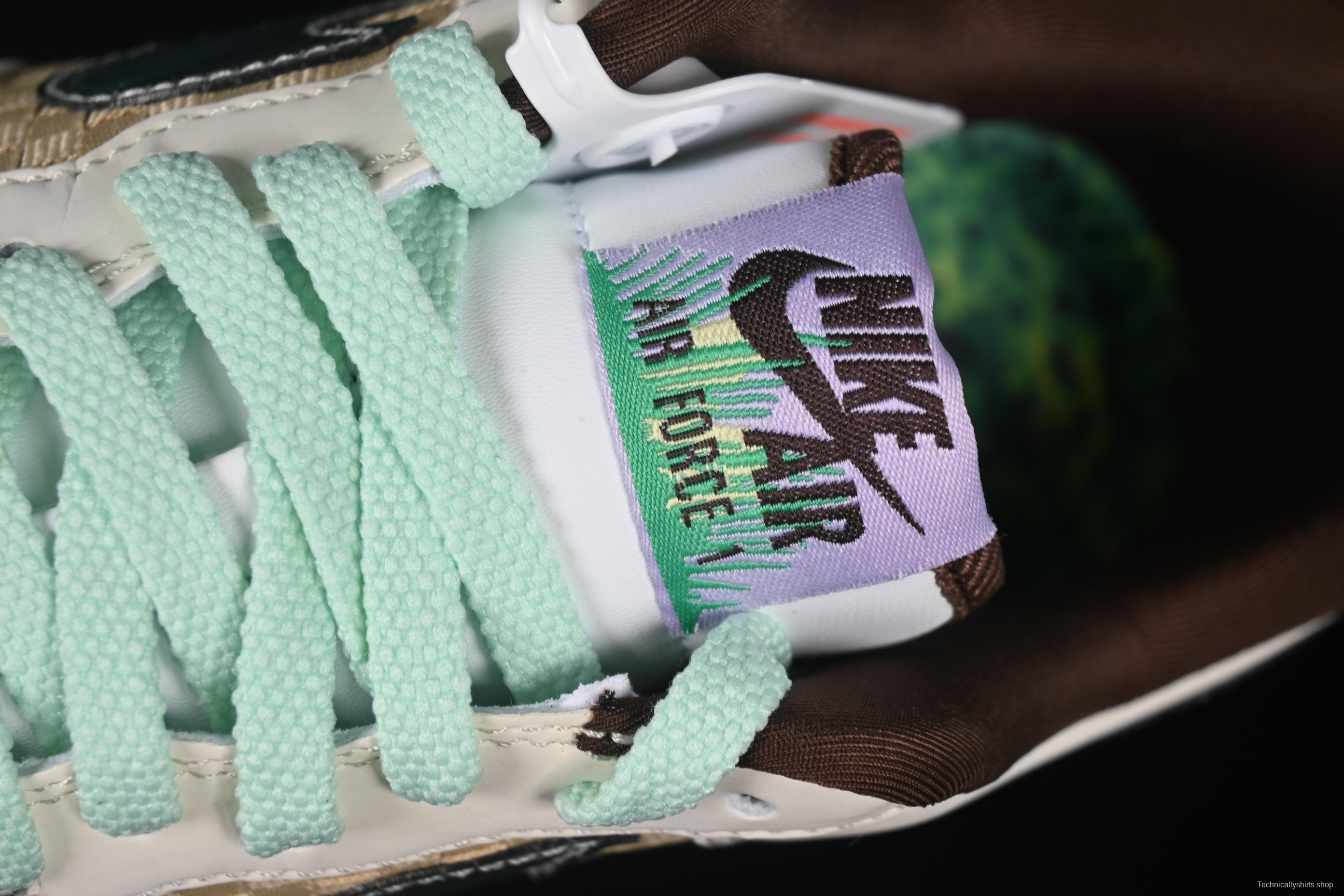 Nike Air Force 1'07 Low Casual Sneakers with Full-Length Air Cushion - IB5722-100