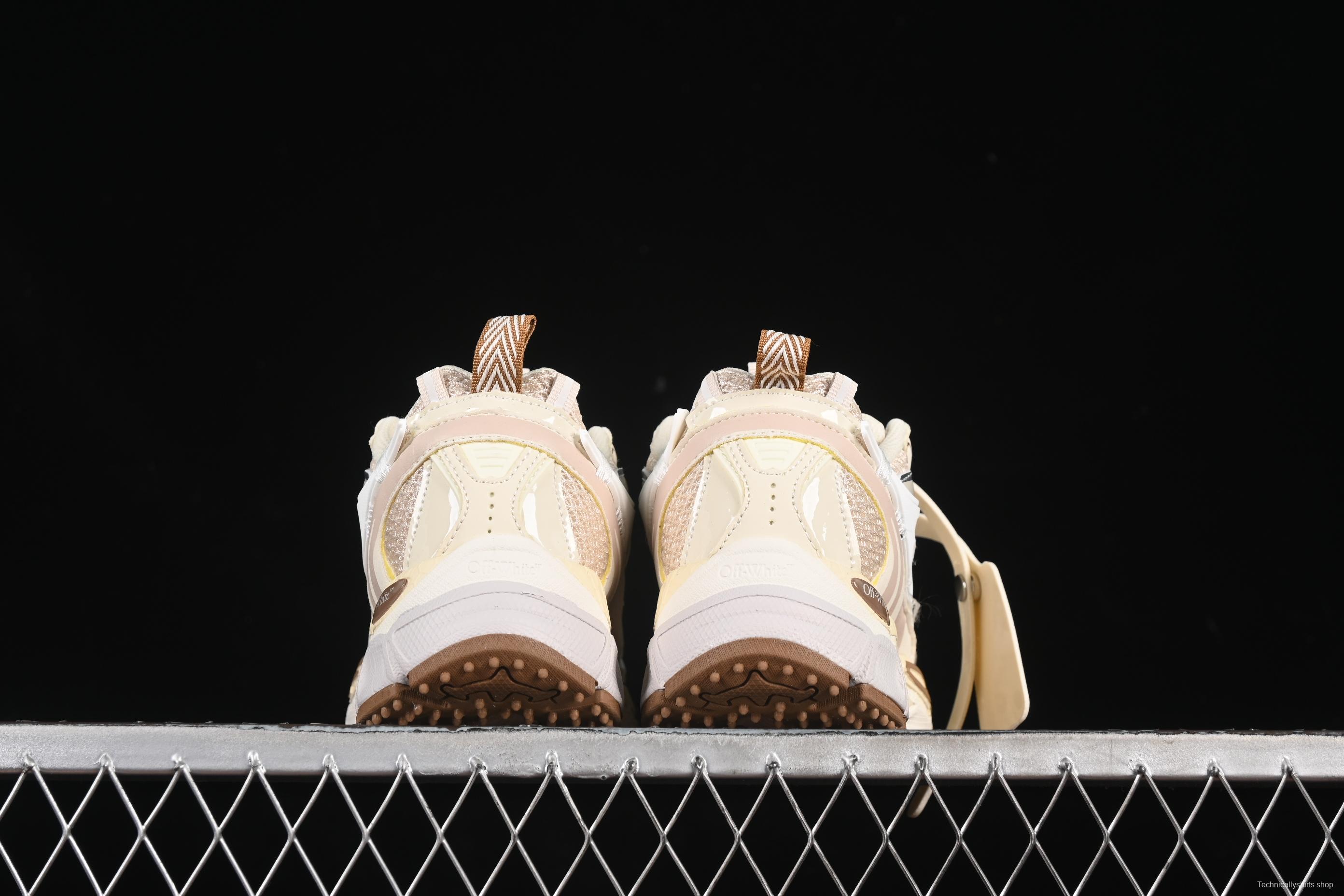 Off-White Be Right Low-Top Lifestyle Sneakers in Beige - C.D4