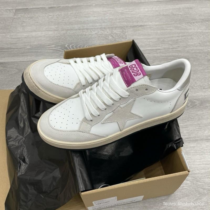 2024 Unisex GGDB White Grey Suede Leather Sneakers MJ00260
