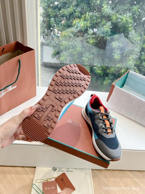 2024 Unisex Le Parmentier Blue Black Grey Knit Casual Shoes Top Version MJ00340