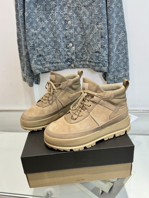 2024 Unisex UGG beige suede leather boots MJ00300