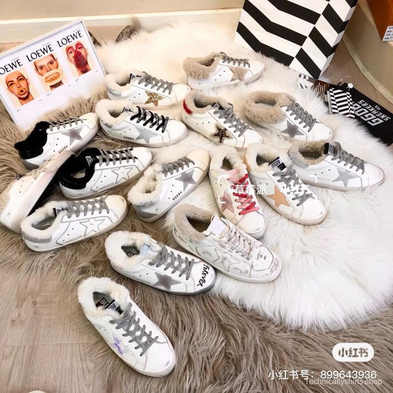 2024 Slippers GGDB Silver Shearling Slippers MJ00280