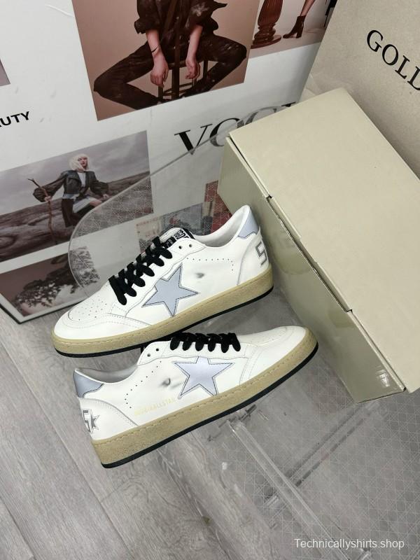 2024 Unisex GGDB White Grey Leather Sneakers MJ00260