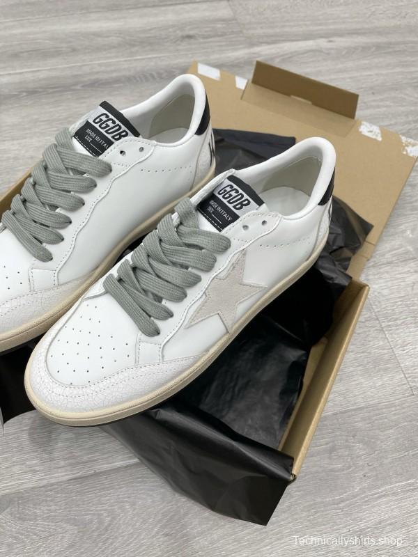 2024 Unisex GGDB White Black Leather Low Top Sneakers MJ00260