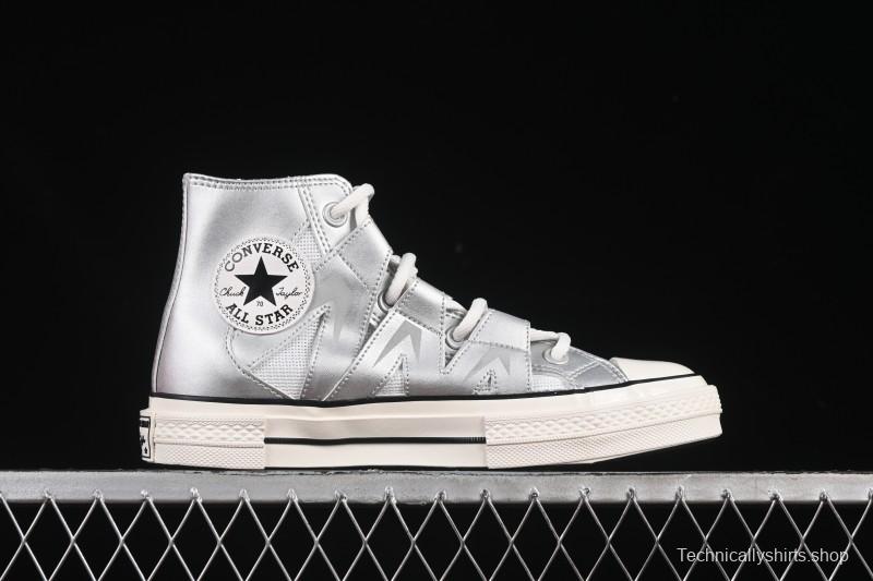 Converse Chuck 1970s Future Silver High-Top Casual Sneakers - A15187C