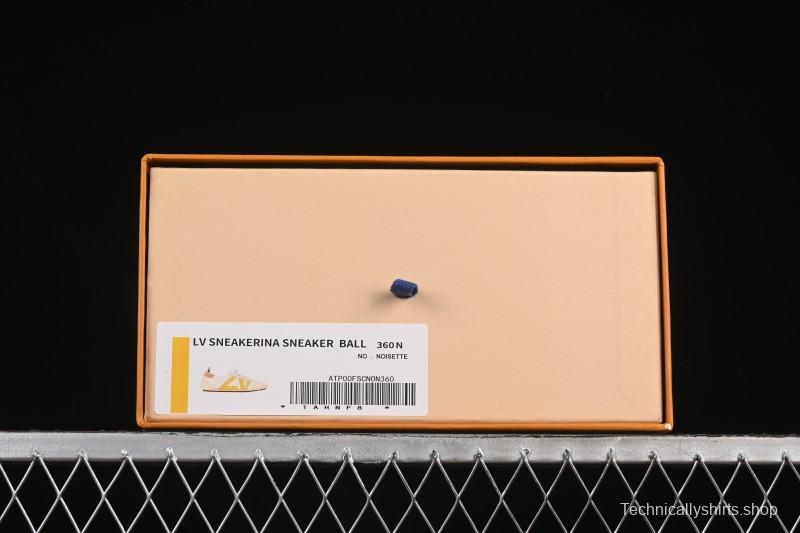 Louis Vuitton Sneakerina Round Toe Lace-Up Ballet Style Flat Training Shoes