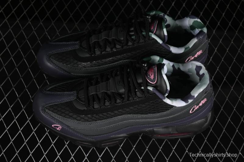 Nike Air Max 95 Retro Cushioned Running Shoes with Air-Sole Unit - FB2709-001