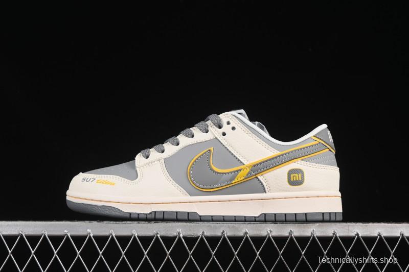 Nike SB Dunk Low Xiaomi Collaboration Cambrian Grey Anniversary Custom Low-Top Casual Skate Shoes - XX3168-202