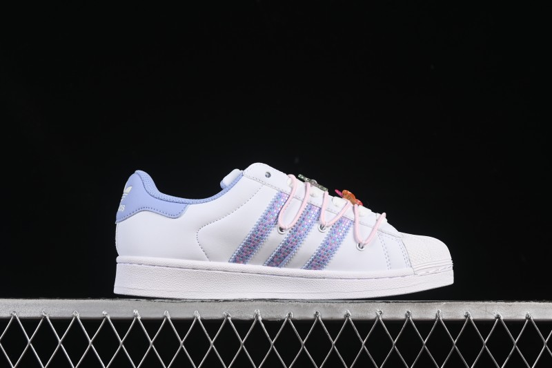 Adidas Superstar II Casual Sneakers with Shell Toe Design - JR1332