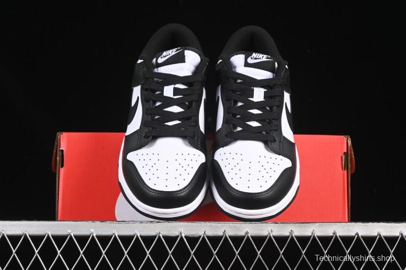 Nike SB Dunk Low Classic Black White Low-Top Casual Skate Shoes - HF5441-100