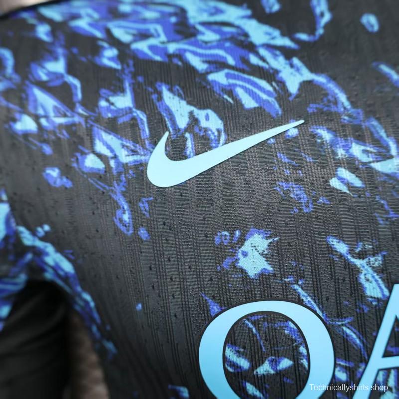 Player Version 25/26 Inter Milan Blue with Camouflage Pattern Jersey