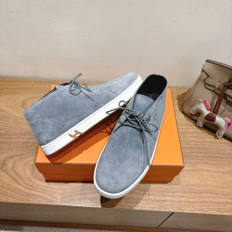 2025 Unisex H Grey Suede Boots AS00380