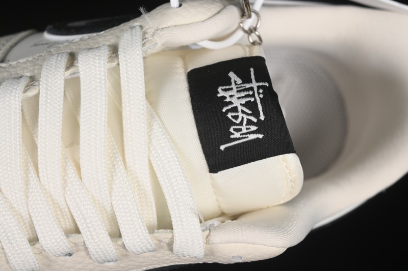 Nike Air Force 1 '07 Low Stussy Collaboration White Gray Casual Sneakers - KK1988-093