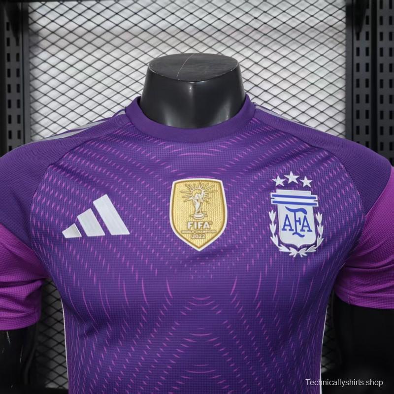 Player Version 2025 Argentina Purple Jersey