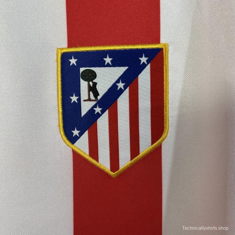 02/03 Retro Atletico Madrid Home Jersey