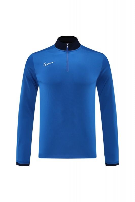 2025 Nike Blue Full Hoodie Zipper Jacket +Long Pants