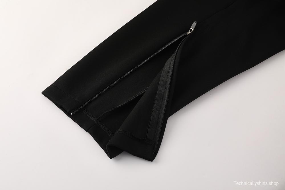 25/26 Barcelona Black/Blue Full Zipper Jacket +Long Pants