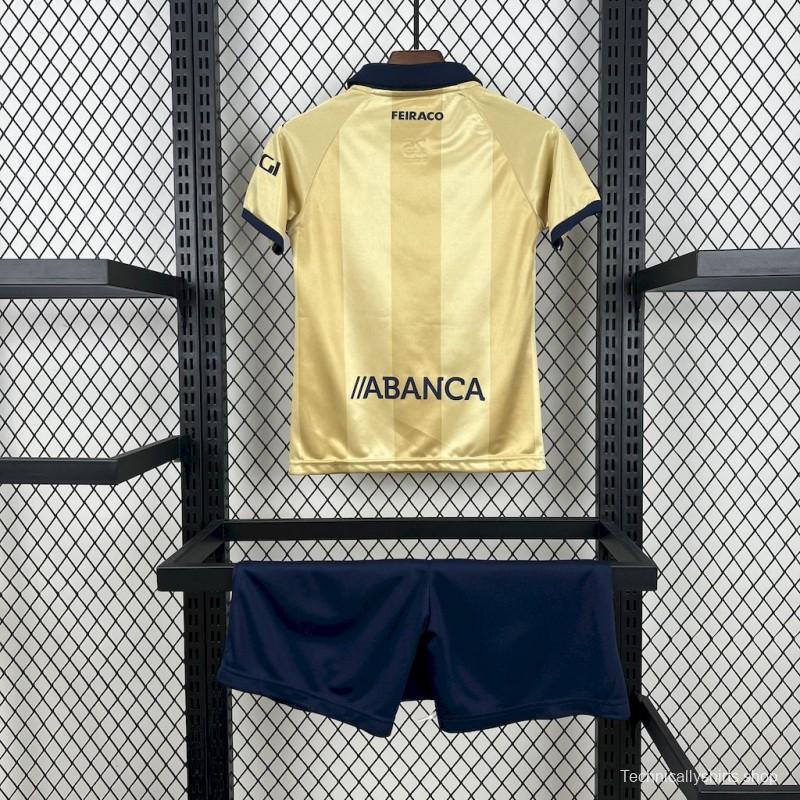 2025/26 KidsDeportivo De La Coruna 25th Anniversary Edition Kit