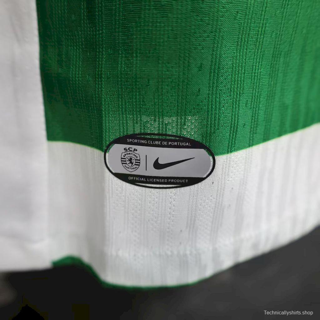 2025/26 Player Version Sporting CP Home Jersey