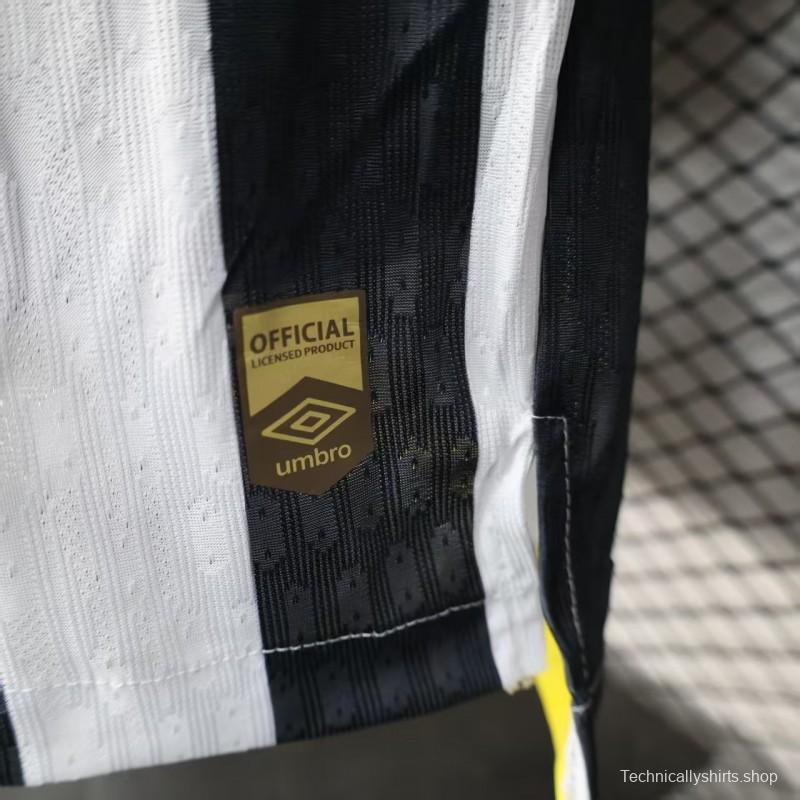 Player Version 25/26 Santos Away Jersey With Full Sponsors