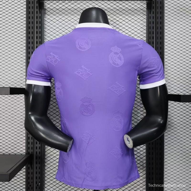 Player Version 25/26 Real Madrid Purple Special Jersey