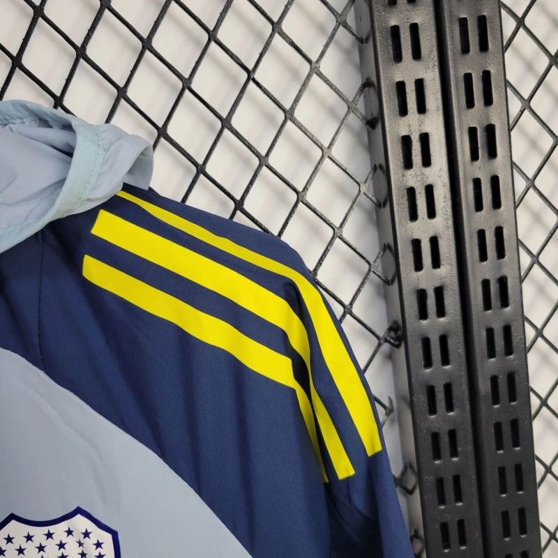 25/26 Boca Juniors Jacket Light Blue Windbreaker