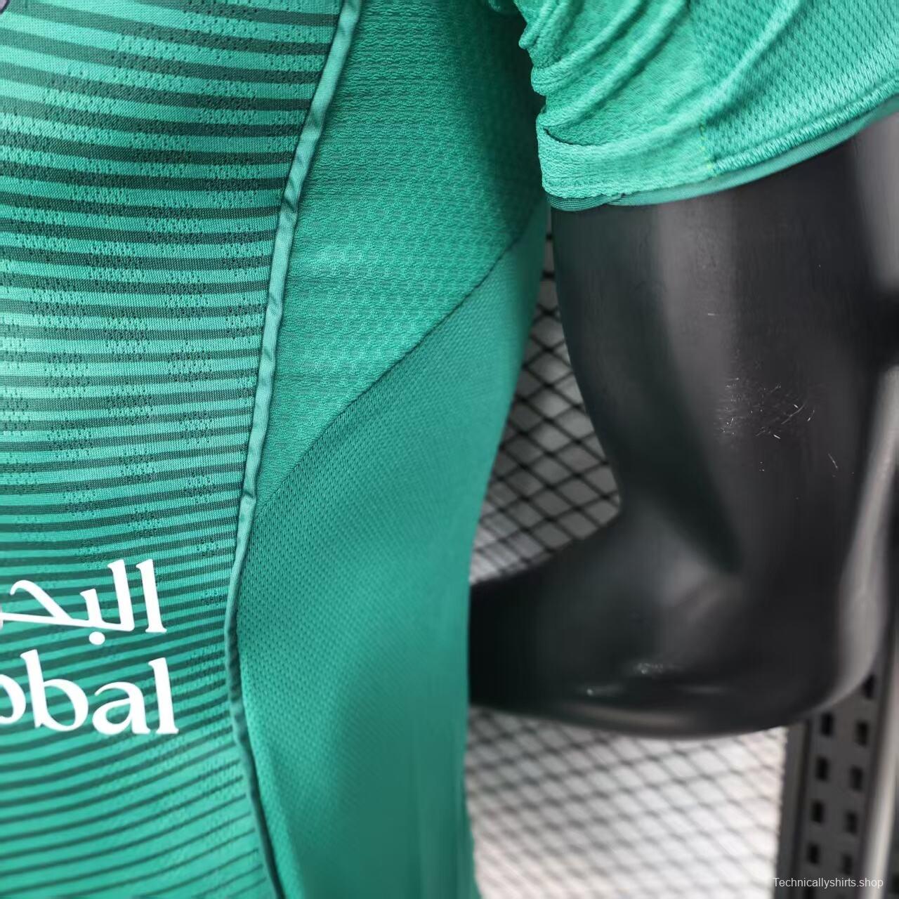 Player Version 25/26 Al-Ahli Away Green Jersey
