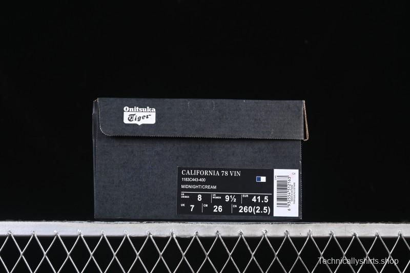 Onitsuka Tiger EDR 78 Comfortable Versatile Slip-Resistant Low-Top Running Shoes - 1183C443-400