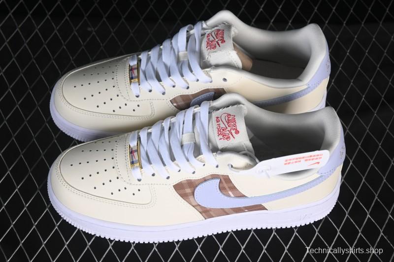 Nike Air Force 1'07 Low Casual Sneakers with Full-Length Air Cushion - IH7352-001
