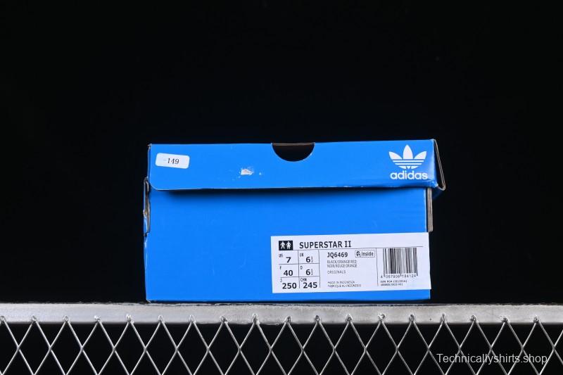 Adidas Superstar II Casual Sneakers with Shell Toe Design - JQ6469