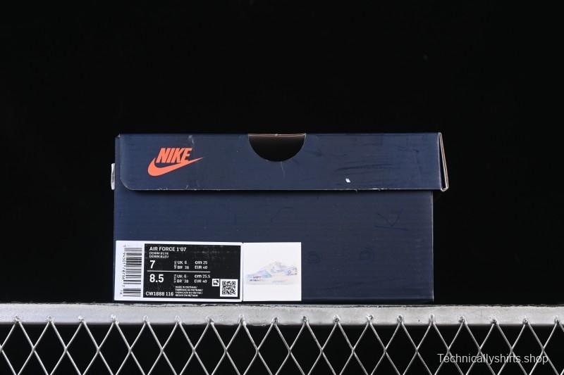 Nike Air Force 1 '07 Low Fantasy Cowboy Hand-Drawn Graffiti Casual Sneakers - CW1888-116