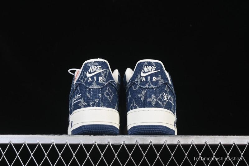 Nike Air Force 1 '07 Low LV Collaboration White Blue Casual Sneakers - YF9511-811