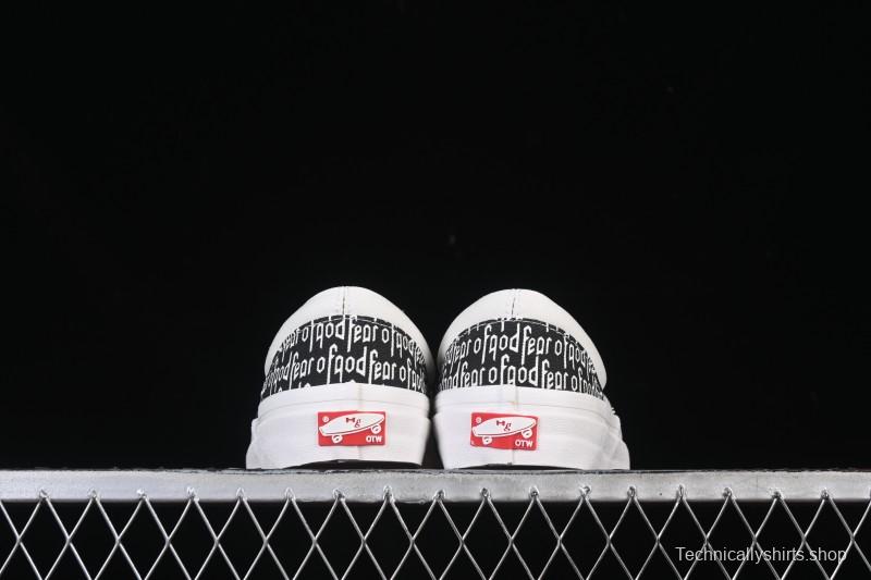 Vans Era 44 Low-Top Casual Skate Shoes with All-Over Logo Print - VN0A3MQ5PZP1